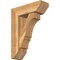 Ekena Millwork Balboa Slat Rough Sawn Bracket w/ Offset Brace, Western Red Cedar, 8"W x 24"D x 32"H BKT0806X24X32BOA06RWR - alternate 1